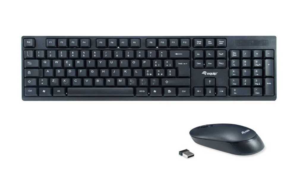 Equip 245223 Teclado Rato Incluído Rf Wireless Qw.
