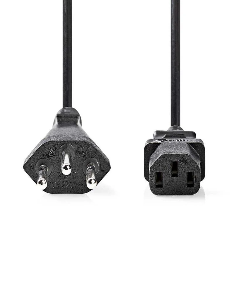 Nedis Cegl11200bk20 Cabo de Energia Preto 2 M Iec.