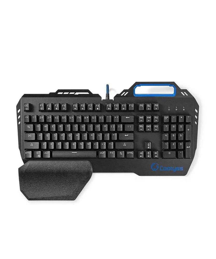 Teclado com Fios para Jogos  Usb  Teclas Mecânicas  Us International  U.S. Layout