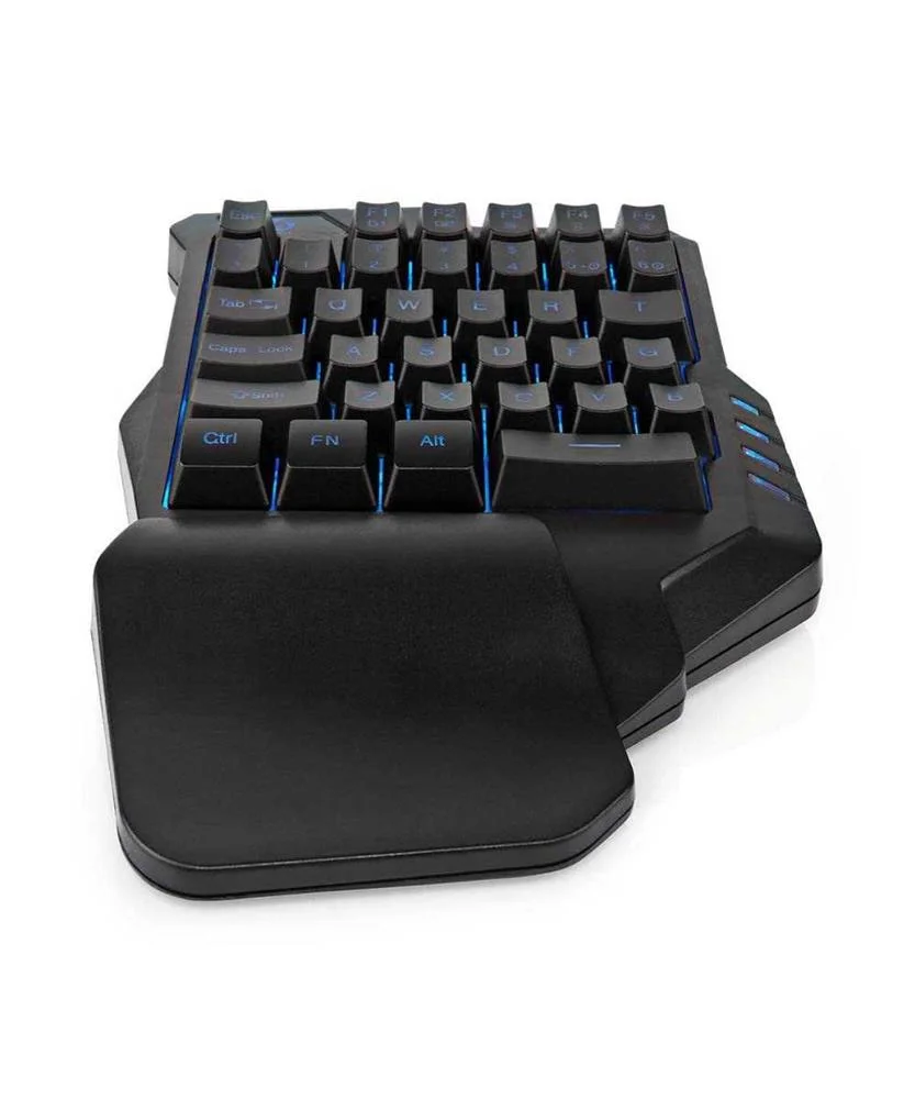 Teclado com Fios para Jogos  Usb Tipo a  Conjuntos de Teclas de Membrana  Rgb