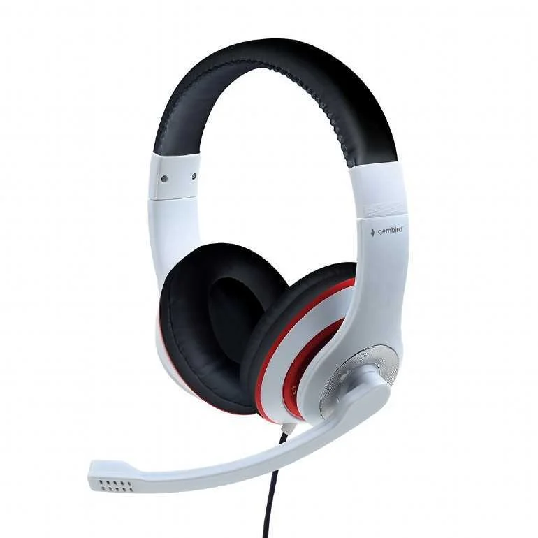 Auriculares com Microfone Gembird Mhs-03-Wtrdbk Branco 