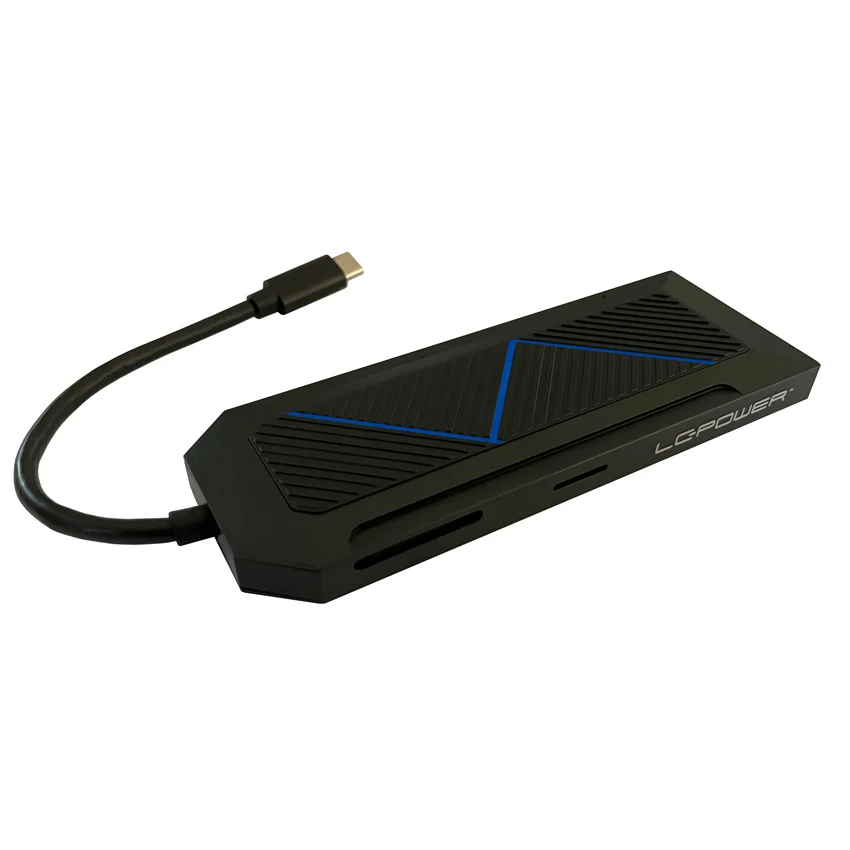 Usb Hub Lc-Power Lc-Hub-C-Multi-6-Rgb Usb-C + Usb