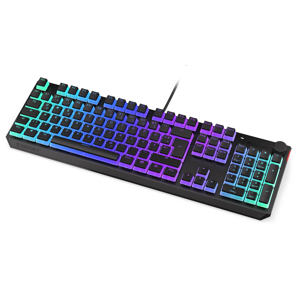 Endorfy Thock Teclado Usb Qwertz Alemão Preto