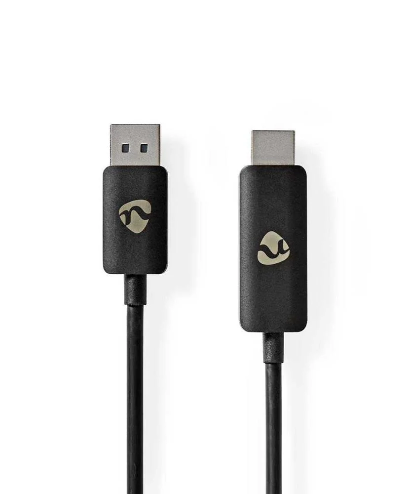 Adaptador Displayport Macho  Conector Hdmi  8k@30hz  1,80m  Preto