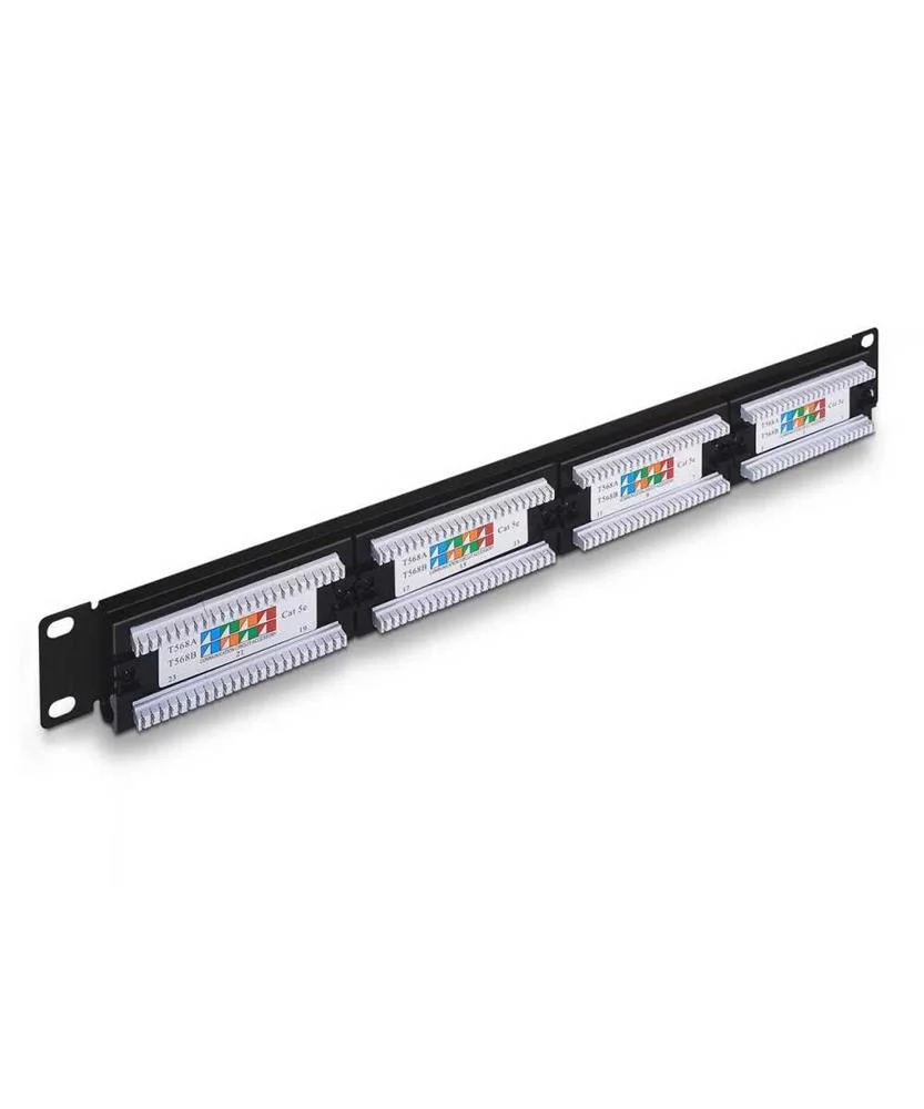 Patch Panel Aisens A141-0307/ 24 Puertos/ Cat.5e/.