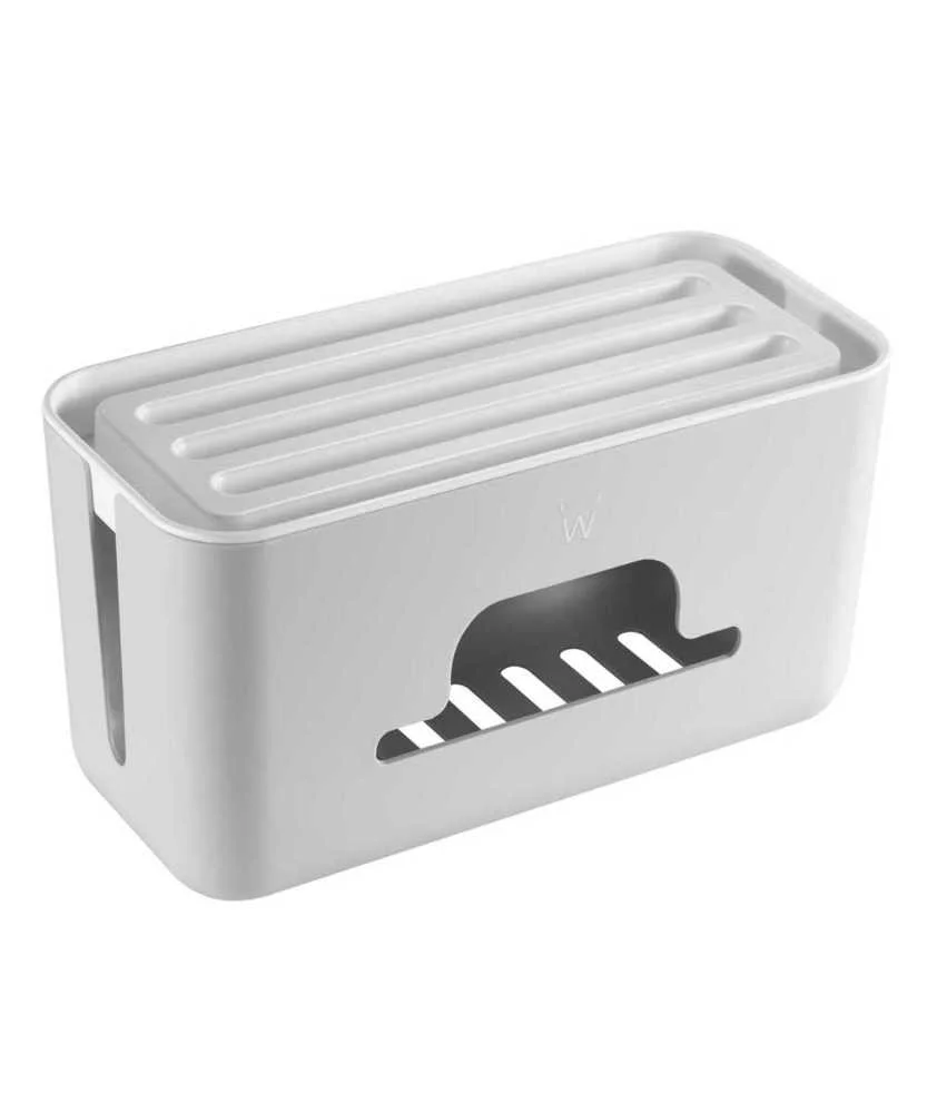 Caixa Organizadora de Cabos Ewent Ew1569 Cable Management Storage Box Branco