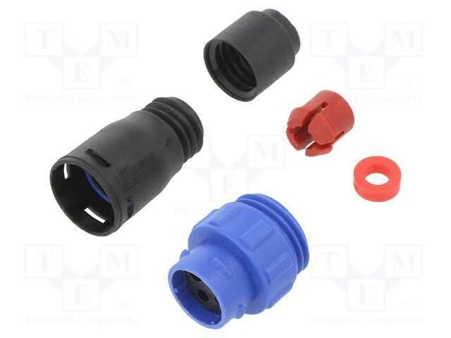 Conector: redondos, ficha, macho, PIN: 4, sem con.