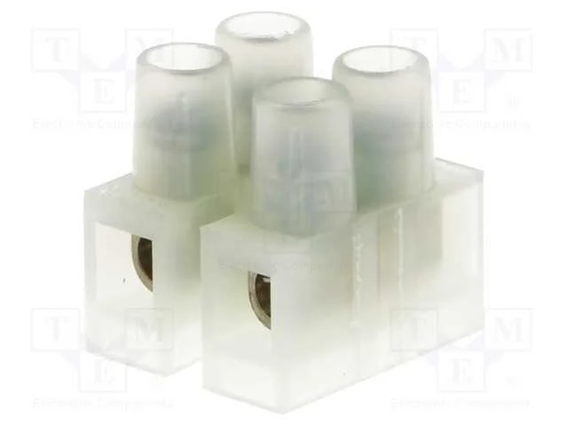 Bloco terminal, terminal parafusado, 2,5mm2, 250V.