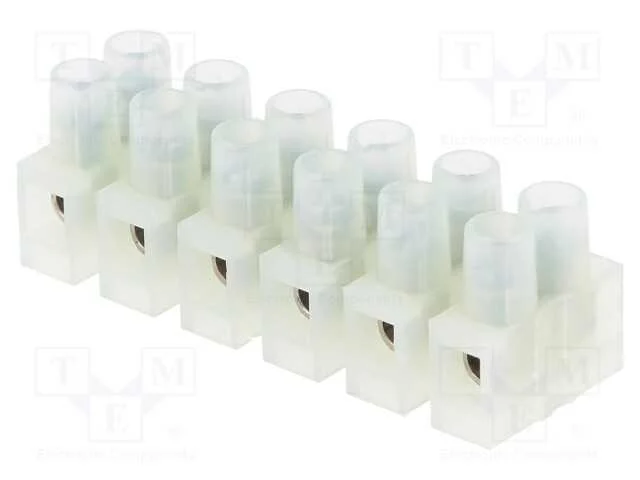 Bloco terminal, terminal parafusado, 2,5mm2, 250V.