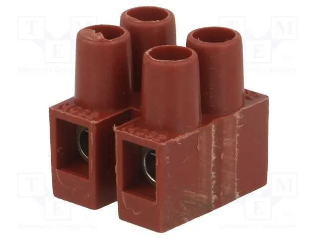 Bloco terminal, terminal parafusado, 2,5mm2, 250V.