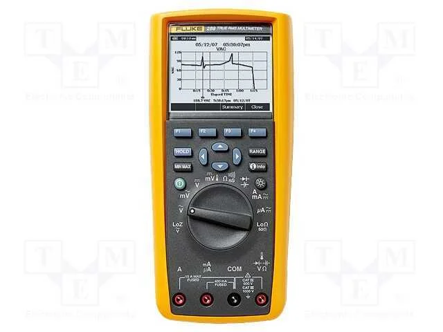 Multímetro digital, a cores,LCD TFT 2,2, (50000),.