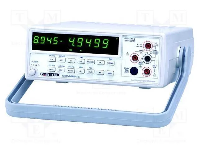 Mult&iacute;metro de mesa, LED, VDC: 500mV,5V,50V,500V,1.