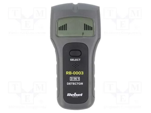Detector de Madeira, Metais e Tensão Sem Contato; 90÷250vac