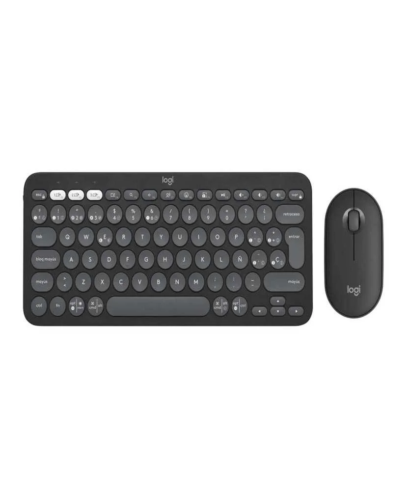 LOGITECH PEBBLE 2 COMBO TECLADO RATO INCLUÍDO RF .
