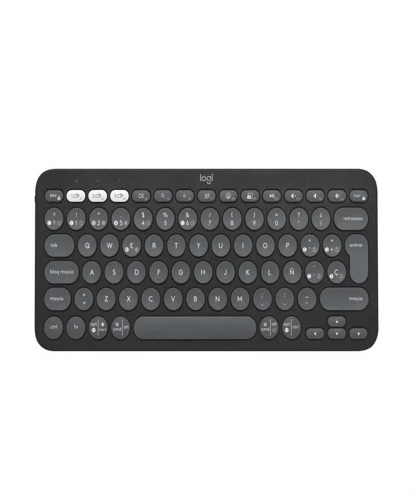 LOGITECH PEBBLE KEYS 2 K380S TECLADO RF WIRELESS .