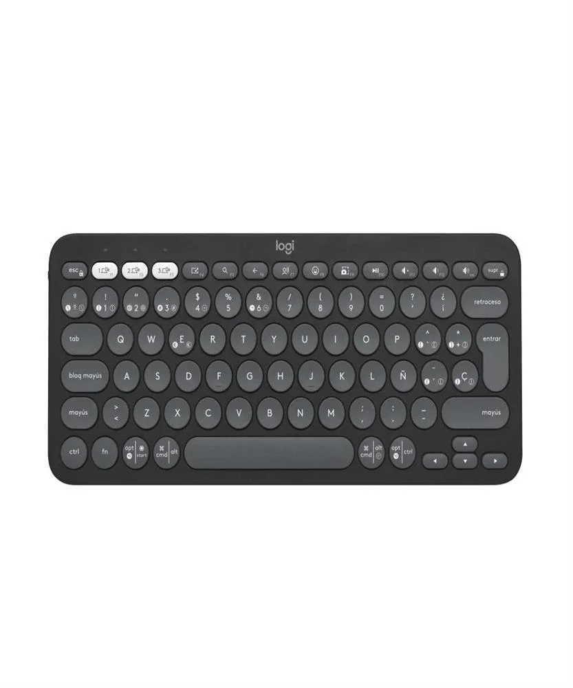 LOGITECH PEBBLE KEYS 2 K380S TECLADO RF WIRELESS .