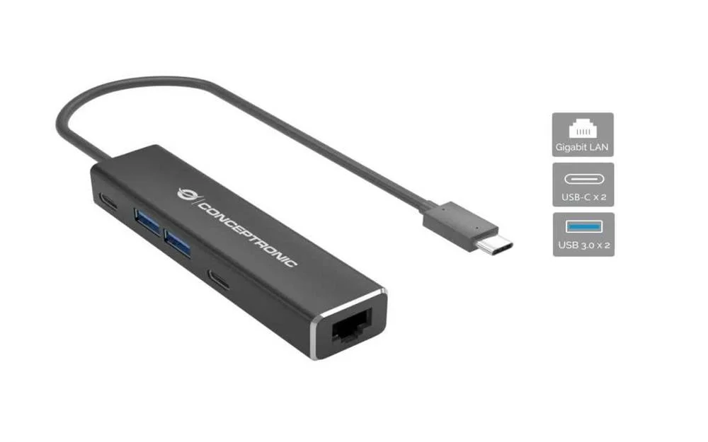 Conceptronic Abby13b Base & Duplicador de Portas .