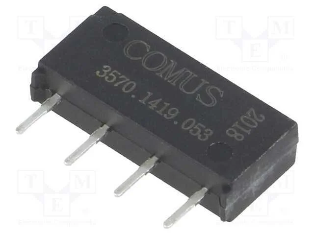 Relé: de palheta, SPST-NO, Ubobina : 5VDC, 500mA,.