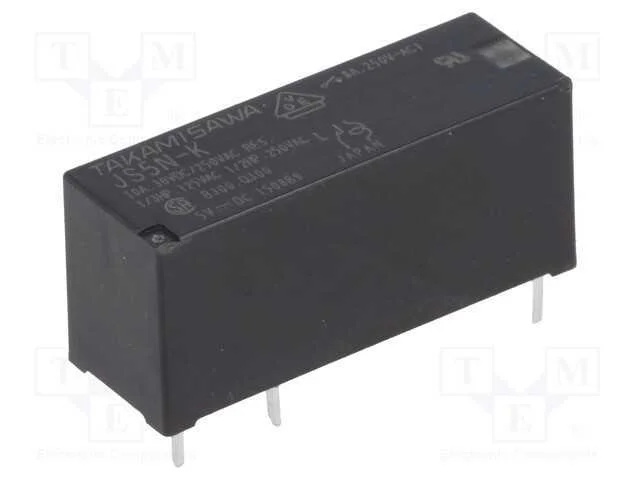 Relé: eletromagnético, SPDT, Ubobina : 5VDC, 8A, .