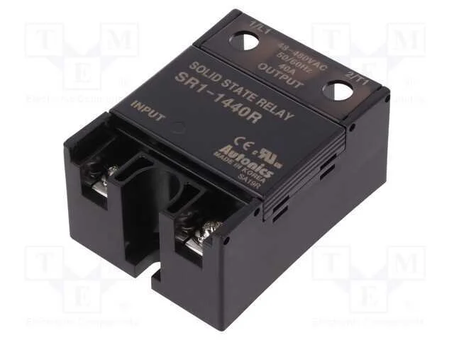 Relé: Semicondutores, Ucoma: 4÷30vdc, 40a, 48÷480vac, Roscado