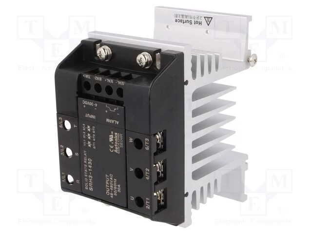 Rel&eacute;: semicondutores, 30A, Ucom: 48&divide;480VAC, 3-f&aacute;s.