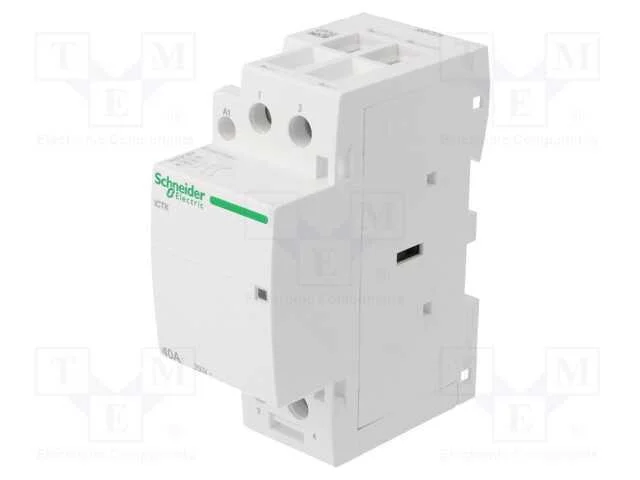 Contator: 2-De Polo de Instalação, 40a, 230÷240vac, No X2, Ip20