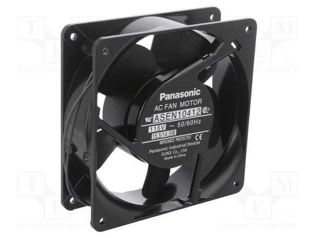 Ventilador: Ac, Transversal, 115vac, 120x120x38mm, 150m3/H, 37dba