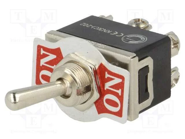 Interruptor: de alavanca, Pos: 2, DPDT, ON-ON, 10.