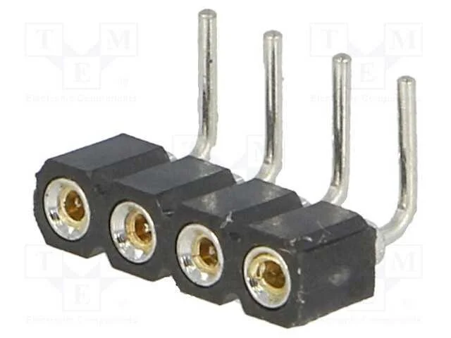 Tomada, pinos, fêmea, PIN: 4, contactos torneados.