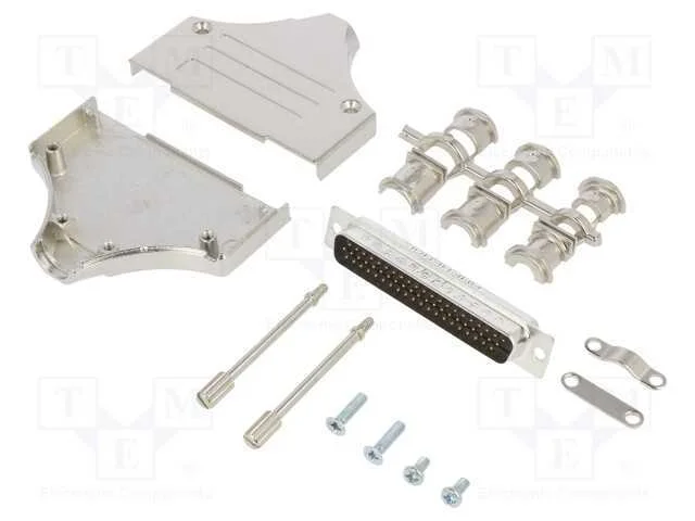 D-Sub Hd, Pin: 62, Macho, Simples, Solda, com Cabo, Gold Flash, 13mm