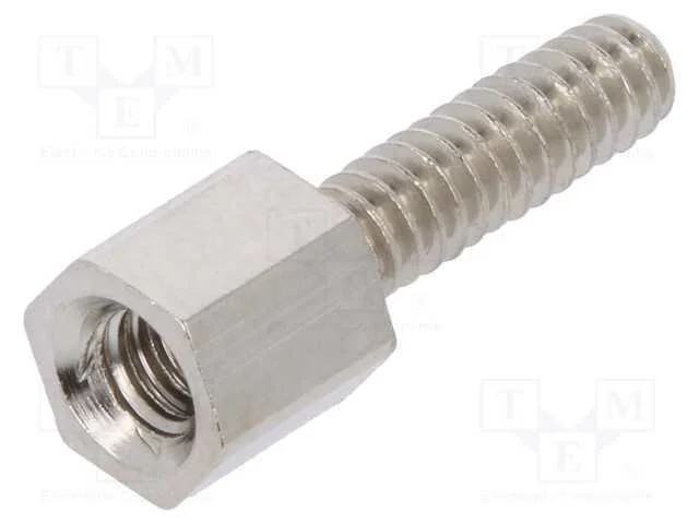 Perno com cabeça roscada, UNC 4-40, Chave: 4,75mm