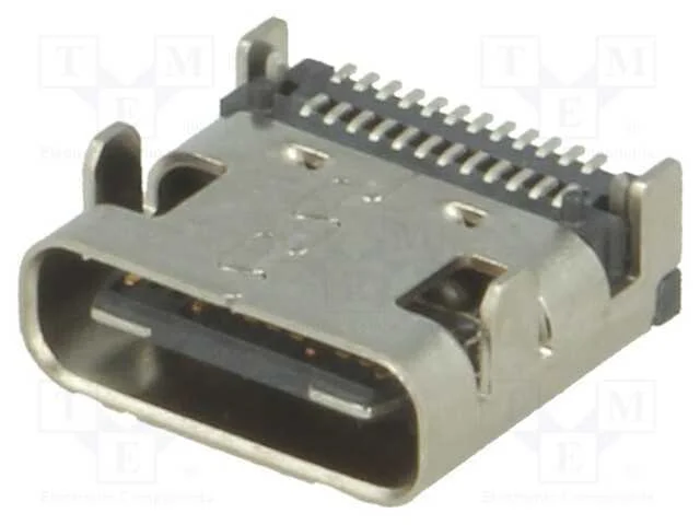 Tomada, Usb C, Smt, Angulares 90, Usb 3.1