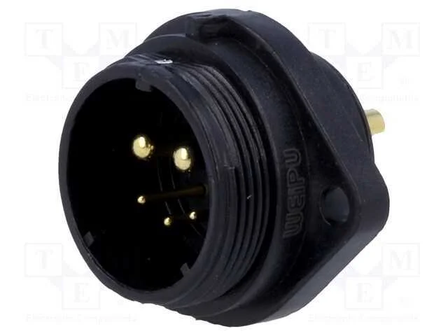Tomada, SP21, macho, PIN: 5(2+3), IP68, 5A,30A, s.