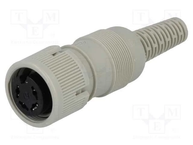 Ficha, Din, Fêmea, Pin: 4, Sistema: 216, Simples, com Cabo, Solda