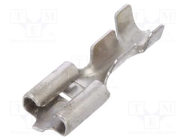 Conetor: plano, 6,3mm, 0,8mm, macho, 1÷2,5mm2, ce.