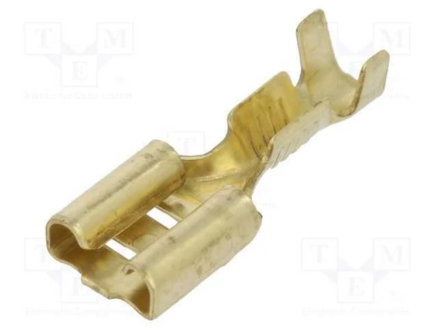 Conetor: plano, 6,3mm, 0,8mm, macho, 0,5÷1,5mm2, .