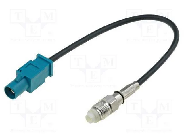 Adaptadores de Antenas, com Cabo, Fakra Ficha,Fêmea Fme, 0,15m
