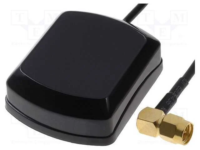 Antena, GPS, SMA-C, 5m, íman
