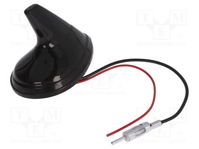 Antena, SHARK, AM,FM, DIN, 12VDC, RG174