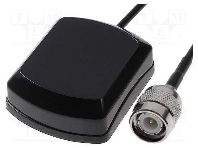 Antena, Interna, Gps, Tnc, Compr: 5m, Íman, 2,4÷5vdc, Dim: 48x39x14mm