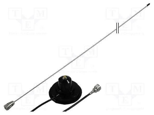 Antena, Cb, de Barra, Hustler Ic-100, 1m, 4dbi, Uhf