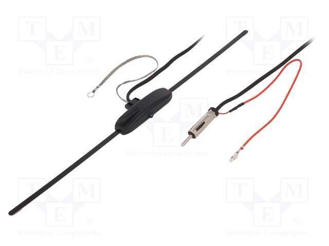Antena, Interna, Am,Fm, Universal,Com Reforçamento, 2,4m, 12vdc