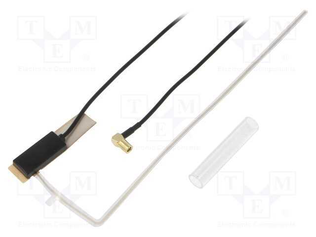 Antena, 17dbi, Dab, 50o, Preta, 9÷16vdc, Rg174, -20÷80°c, 174÷240mhz