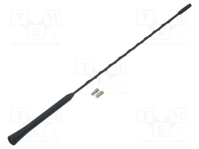 Mastro de Antena, 0,395m, M5,M6, Exterior, Universal, Preta