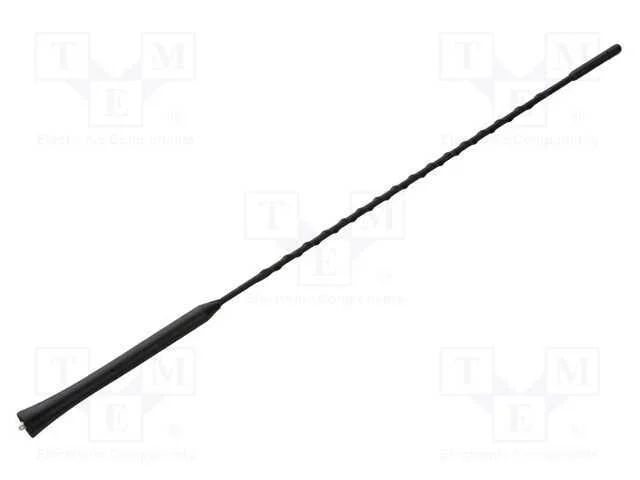 Mastro de Antena, 0,406m, M5/M6, Dacia,Renault, Preta