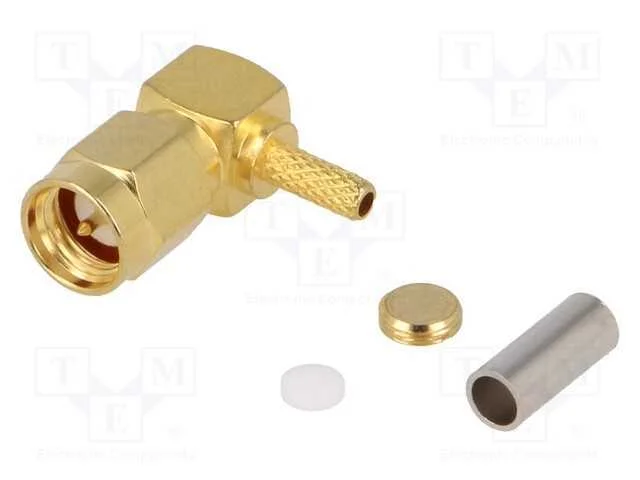 Ficha, para antenas, SMA-C, angular