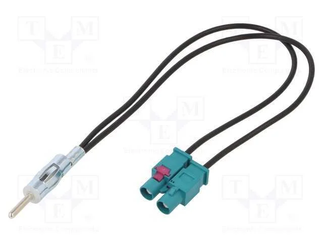 Adaptadores de antenas, DIN ficha,Fakra ficha x2