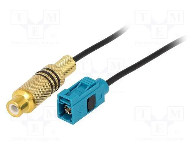 Adaptador v&iacute;deo, Fakra tomada,tomada RCA, 0,25m, .
