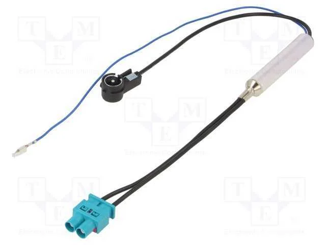 Separador de antenas, Fakra ficha dupla,ISO ficha.
