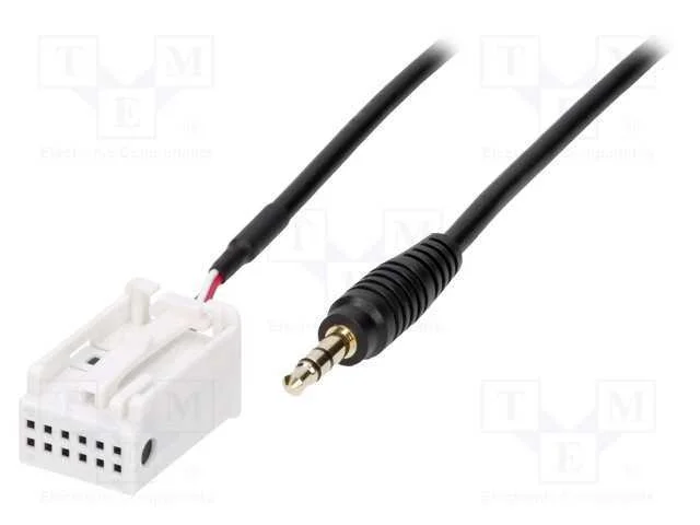 Adaptador Aux, Jack 3,5mm, Citroën,Peugeot, 0,8m